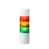Patlite LR7-302WJBW-RYG LED Signalsäule 70mm vorkonfektioniert mit 3 LED Farbmodulen und Summermodul