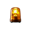 Patlite SKH-M2T-Y Meldeleuchte Signalleuchte Drehspiegelleuchte, Farbe gelb, Durchmesser 100mm, OHNE Summer, mit Klemmleiste