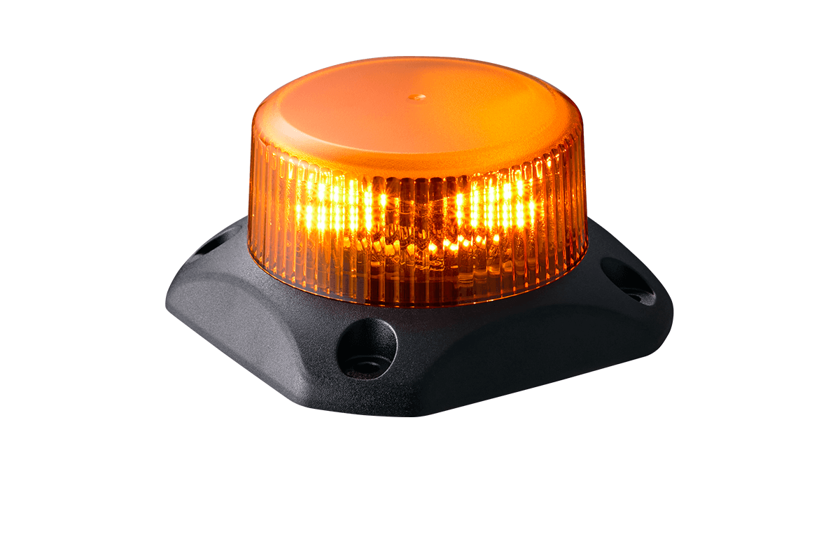 GF7 - Orange Rundumleuchte IP69K 48V DC